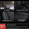 Front Row Car 2-Seat Covers Faux Leather Protector For TOYOTA