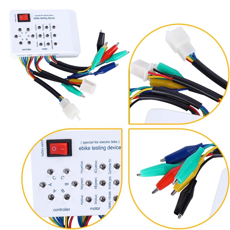 Lwuey Brushless Motor Controller Tester, E Bike Electromotor Coil Inner