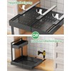 UMDONX Sink Kitchen Organiser 2-Tier Under Sink Shelf | Pull-out