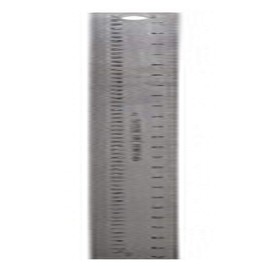 Darice 24” (60cm) Stainless Steel Ruler (1pc), Silver – Non-Skid Cork Backing – Calibrated in Inches on One Edge and Centimeters on the Other – For Line Drawing and Cutting