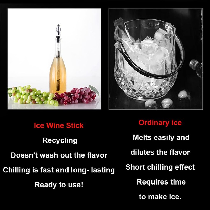 Portable Wine Cooler Stick Chill Wine Anytime Anywhere and Has