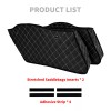 HDBUBALUS 2X Extended Bags Inserts Stretched Saddlebag Liners Fit For