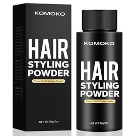 Komoko- Polvo para peinar el cabello para hombres (0,7 oz) textura de acabado mate que da volumen al instante y brinda una fijacin fuerte             