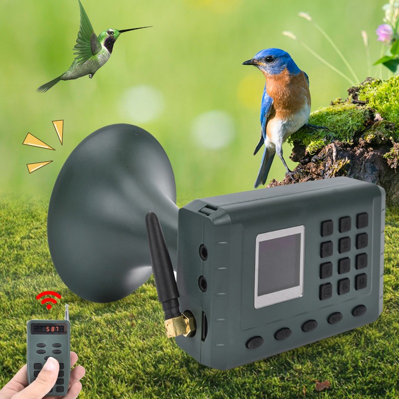 Outdoor Bird Hunting Sounds Voice Caller Player Loudspeaker With Remote