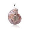 BOGEEL Natural Ammonite s Pendant Jewelry Silver Tone Ammonite s