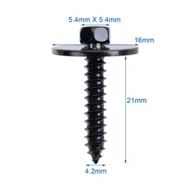 OAUTOO 30PCS Bumper Exterior Trim & Fender Tapping Screw for Ford N801169-S900; W710763-S901