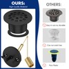 Tub Drain Linkage Assembly with Trip Lever and Strainer Done