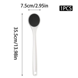 Yinluluna Back Lotion Applicator, Shower Body Brush for Cleaning with Long Handle, Comfortable Grip Back Massage Scrubber for Women or Men