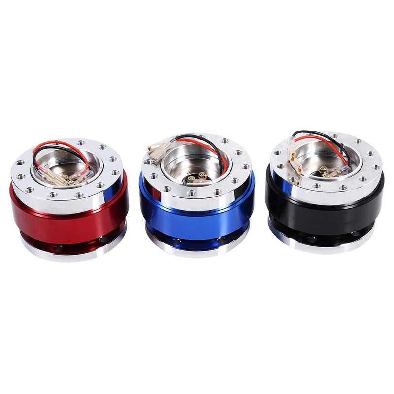 Gorgeri Quick Release Steering Wheel Hub Adapter Kit, Universal 6-Hole