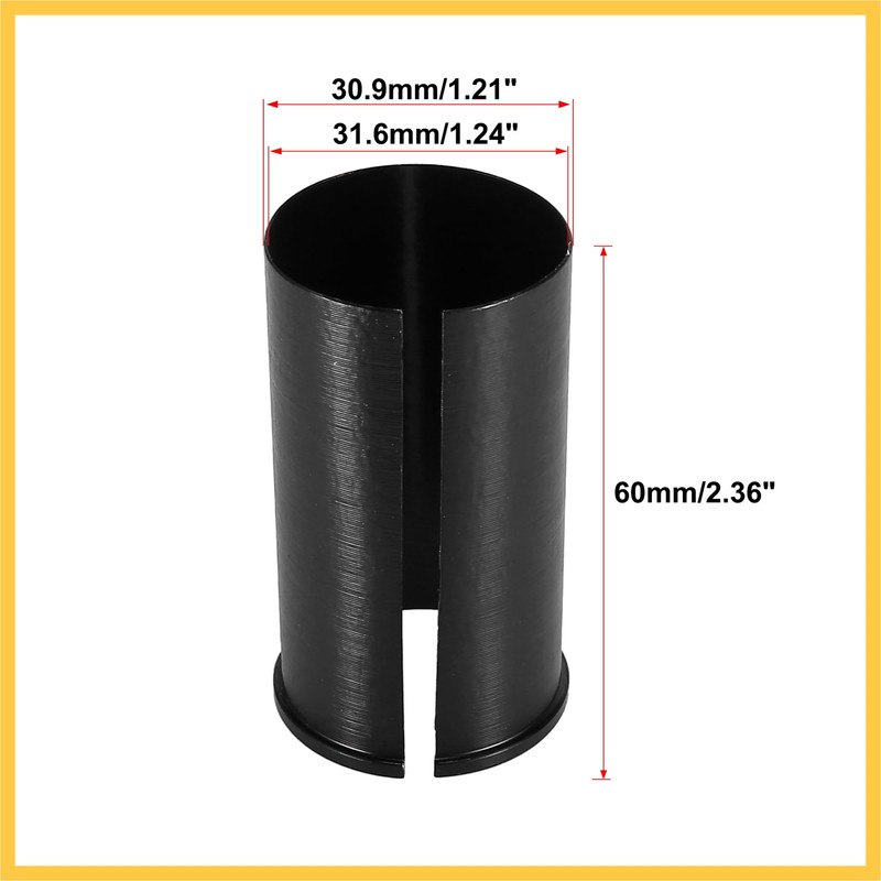 BULLSPANN Seat Post Bicycle Tube Adapter for 30.9mm to 31.6mm