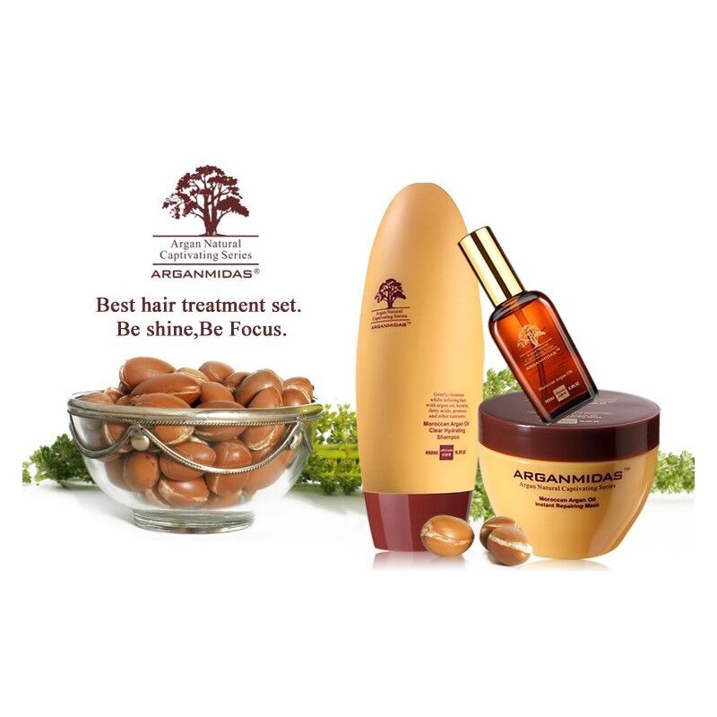 Arganmidas Shampoo / Arganmidas Moroccan Argan oil / Arganmidas Conditioner