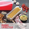 Tafura Microwave Pasta Cooker with Double Straining System, Microwavable Spaghetti
