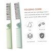 FOMIYES 2pcs Portable Hair Comb for Women Folding Wide Tooth