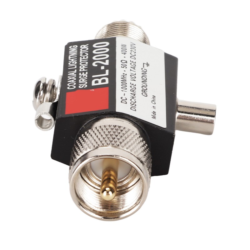 Coaxial Arrester PL259 Female To Male 400W Low Loss VSWR