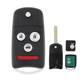 ePathChina Key Fob Keyless Entry Replacement for Acura MDX RDX 2007-2013 with ID46 Chip, FCC ID:N5F0602A1A, P/N:35111-STX-316, 313.8MHz 4 Button Remote Control Replacement