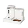 ZOMISIA Gravity Cat Feeder and Water Dispenser, 2 in 1