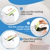 1 Pair Carbon Fiber Insole for Men Women Rigid Carbon
