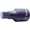 Koken 6012M.75-17 Hex Bit Socket, Total Length: 3.0 inches (75 mm), 0.7 inches (17 mm)