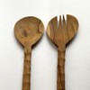 VIE Salad Servers, Teak Wood, 30x7cm