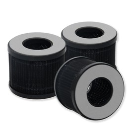 PUREBURE CA09FT-01 Replacement Filter Compatible with DH Lifelabs Sciaire Portable Air Purifier,3-Pack H13 HEPA 3-Stage Filtration