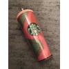 STARBUCKS NEW Starbucks Holiday Glitter Swirl Cold Cup 24oz Tumbler