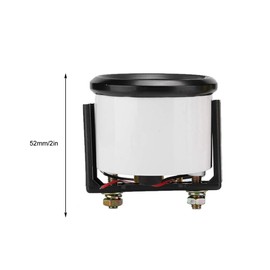 Aramox 52mm/2in 12V Universal Auto Modified Meter Car Electromagnetic Oil Pressure Gauge Kit
