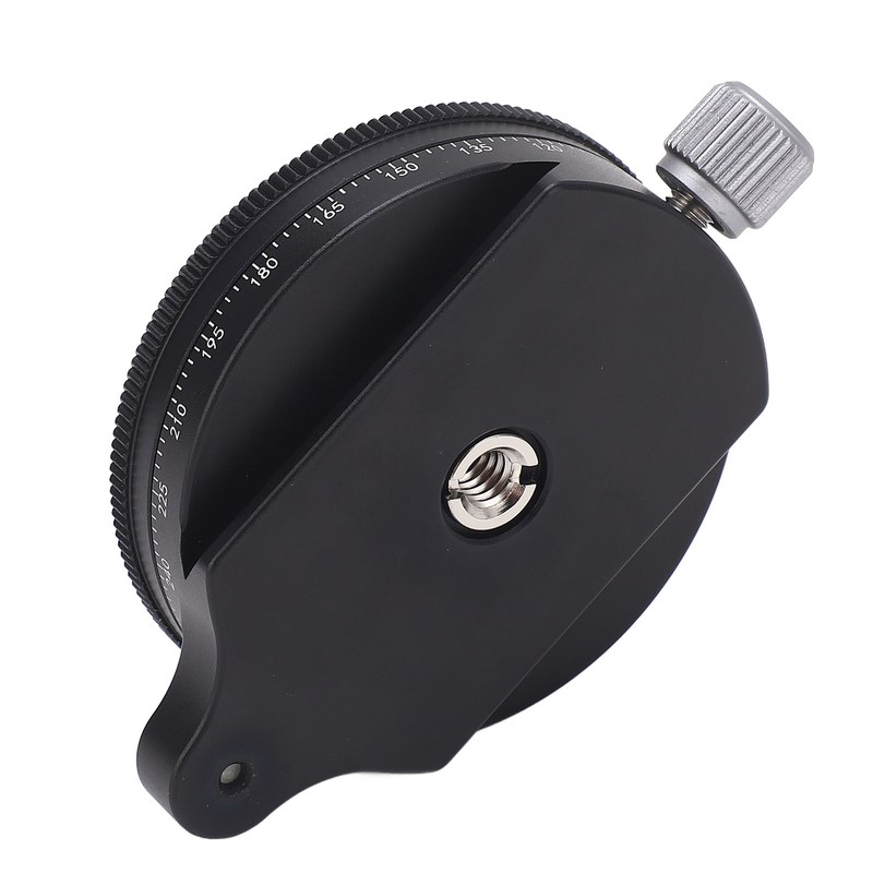 Camera Panoramic Panning Base with Level 60MM Aluminum Alloy CNC