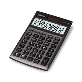 Casio JS-20DC-GB-N Professional Business Calculator, 12 Digits, Days & Time Calculations, Just Type, Greige Brown, Compliant with Green Procurement Act, Eco Mark-Certified