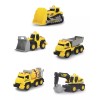 Dickie Toys Juego Mini Vehiculos De Servicio Urbano Con Luces Y Sonidos Personaje Construccion