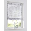 Glen Roman Blind White with Hook Hanging, Semi-Transparent, Roman Curtain