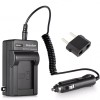 For Sony Travel Charger & 2 battery for DSC-W690 W710