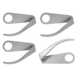 Cold Knife Blade Car Windshield Windscreen Removal Tool Bladel for Auto Glass Cutting Car Doors Window Seal Cutter Windscreen Removal Tool Parts Bent Blade 3.74 Inch 95mm Left Bevel 4PK