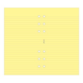 Filofax Yellow Ruled Notepad - for Personal Size Organiser 132201