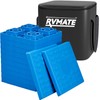 RVMATE RV Leveling Blocks 12 Pack, Heavy Duty Camper Leveling