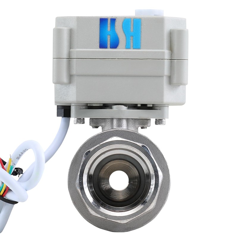 HSH-Flo 1 inch NPT 2 Way 12VDC 9-24VAC/DC Stainless Steel