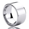DoubleAccent 12mm Titanium Wedding Bands Wedding Bands Promise Rings Flat