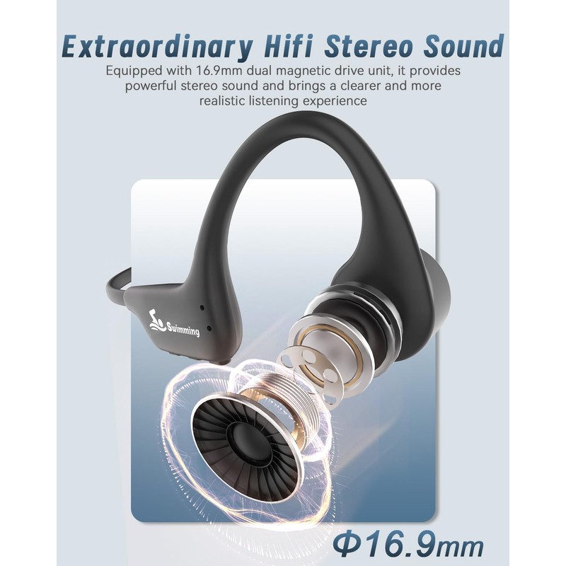 ANSTEN Bone Sound Headphones Bluetooth