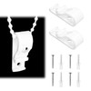 Roller Blind Safety Clip, 2 Sets Plastic Roman Blind Clips