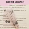 YOUDEFUL 800Pcs Transparent Sticky Notes, Pink Clear Sticky Notes with