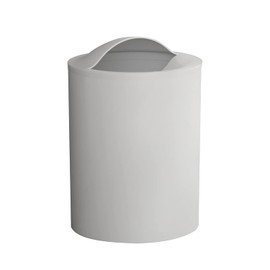 Gedy G-Eye Waste Paper Bin, White, Dimensions and Weight Basket 26.5 x 19 x 19 cm & 0.25 kg, Made of Thermoplastic Resins, Waste Bin for Bathroom Design R&S, 100% Made in Italy, Unique