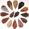 [N2 stone Natural] Chalcedony arrowhead | (Set of 14 [Approx.