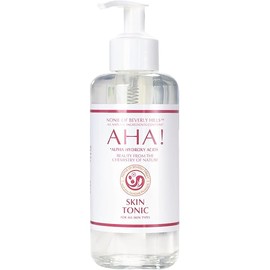 AHA Skin Tonic – All-Natural & Gentle Exfoliating Toner – 100% Vegan & Organic – with Apple Cider Vinegar, Grapefruit Seed Extract & Citrus Blend – Made in The USA