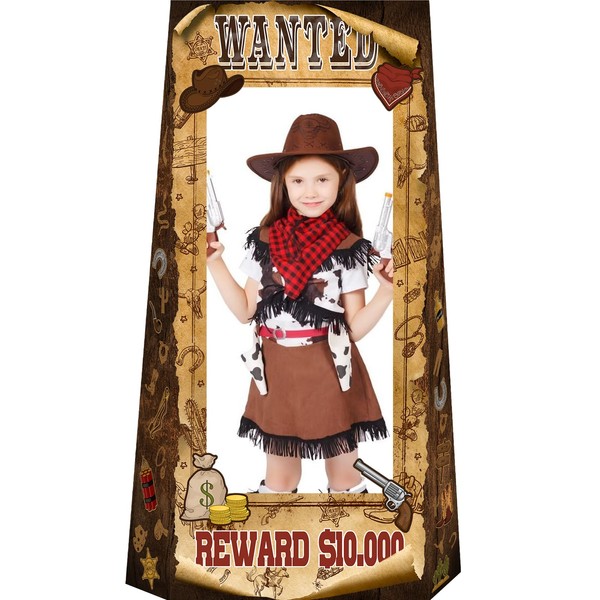 4.5ft Tall Life Size Stand in West Wanted Photo Booth