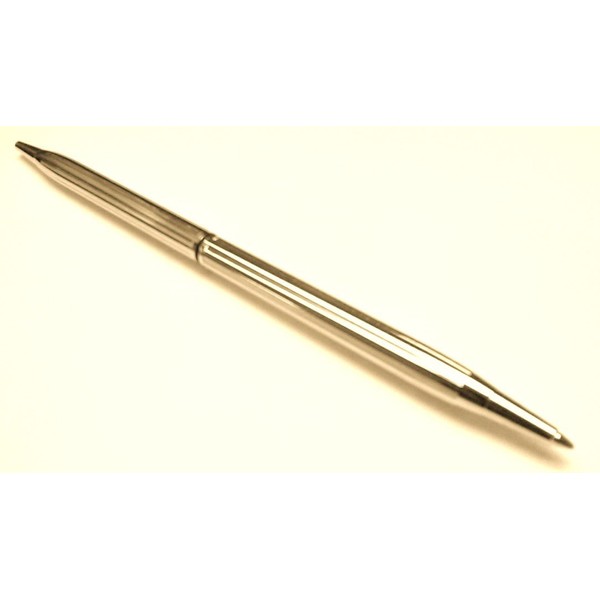 Desk Set Replacement Pen - Executive Slimline, Brass Ballpoint in Gold Tone Finish