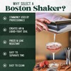 Mixology Cocktail Shaker Boston Shaker Set Professional Weighted Martini Shakers,