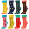 Bonangel Women’s Funny Colourful Socks with Fun Crazy Patterns Fashionable