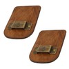 Tourbon Vintage Leather Tape Measure Holder for Belt (Pack of