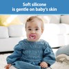Dr. Brown's Advantage One-Piece Silicone Baby Pacifier, Fully Symmetrical Soother,