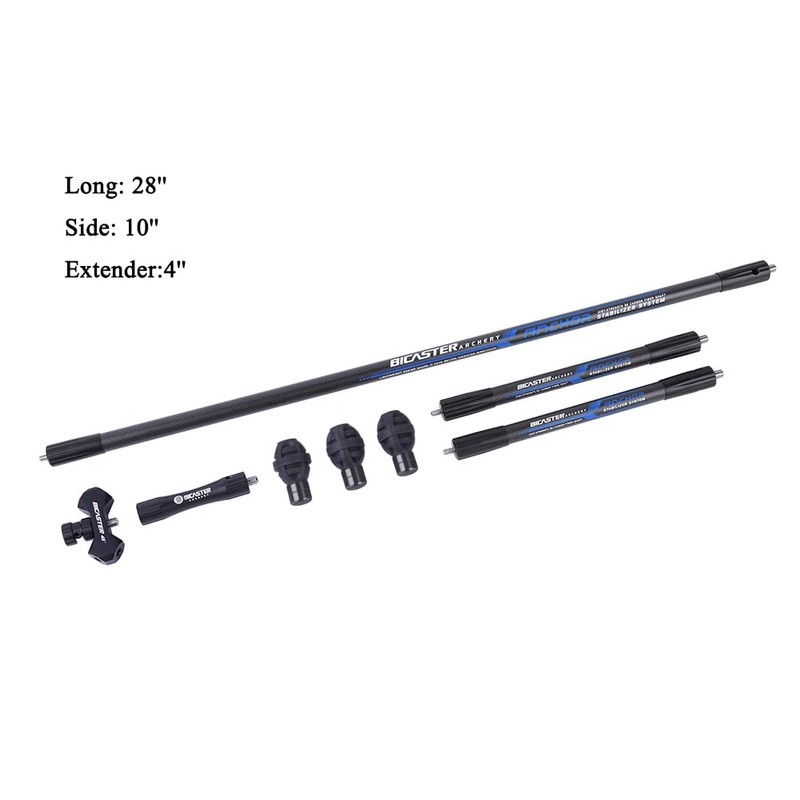 BICASTER Archery Stabilizer System 3K Carbon Made - Full Set