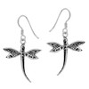 AeraVida Classy Mystique Flying Dragonfly Detailed .925 Sterling Silver Dangle